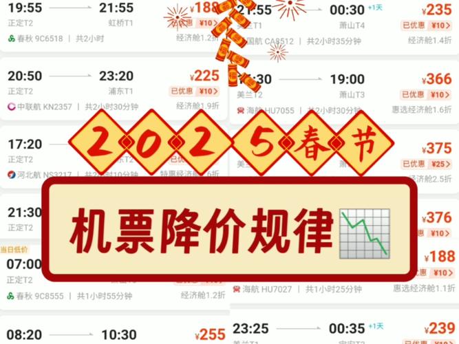 过年的机票什么时候买最便宜