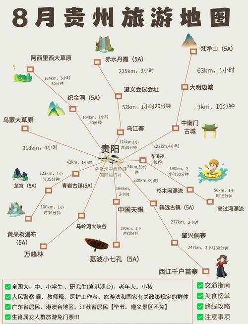 贵州旅游地图景点分布图荔波古镇到小七孔，贵阳到荔波小七孔一日游多少钱？