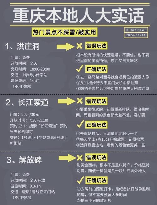 重庆旅游攻略,玩转重庆必去景点排名榜