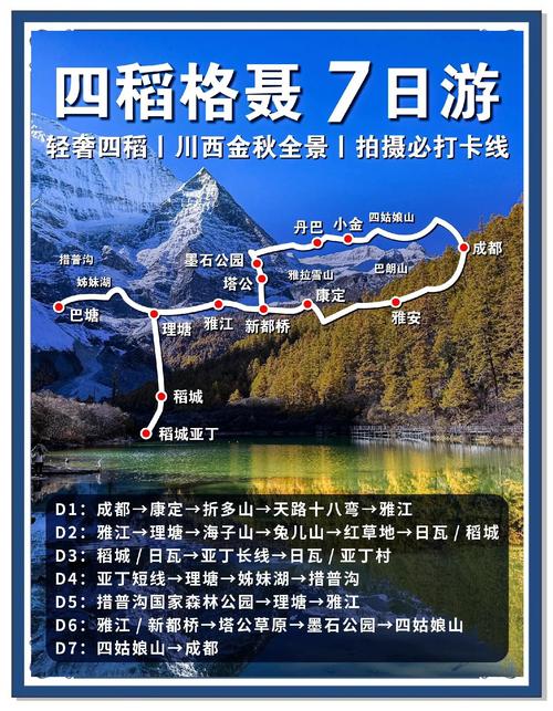 川西稻城亚丁自驾游攻略，四川旅游稻城亚丁在哪