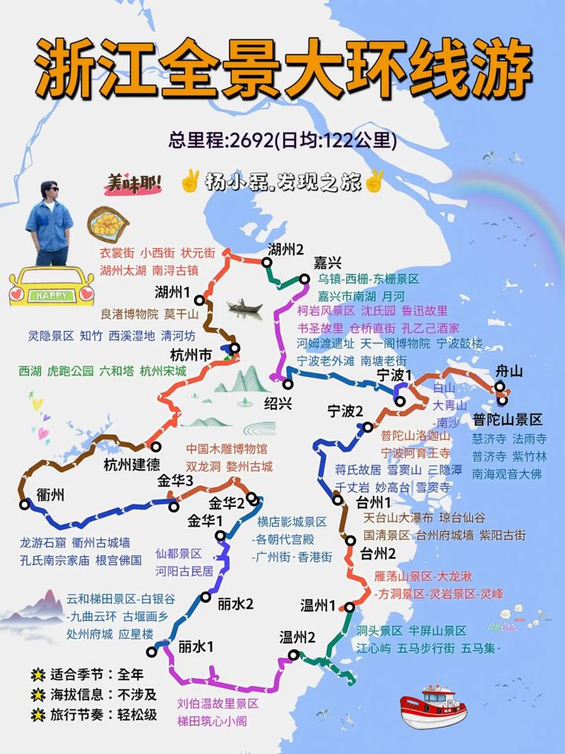 江浙旅游攻略自由行,江浙一带旅游景点自驾游
