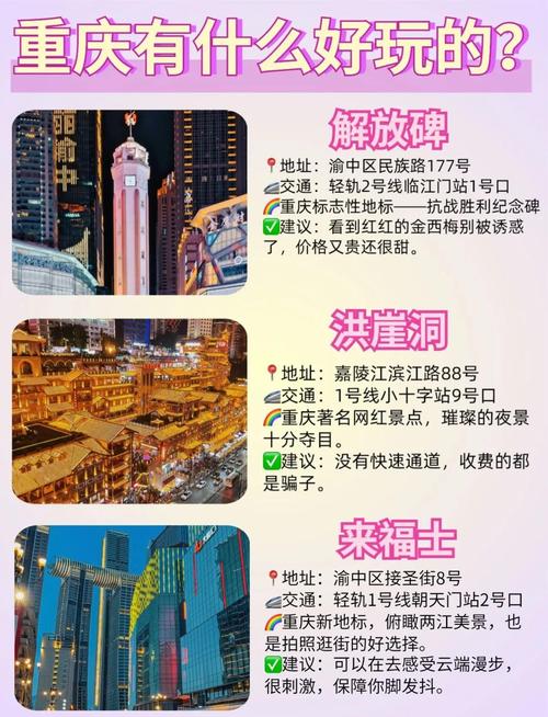 重庆旅游攻略:比较受欢迎的15个打卡景点