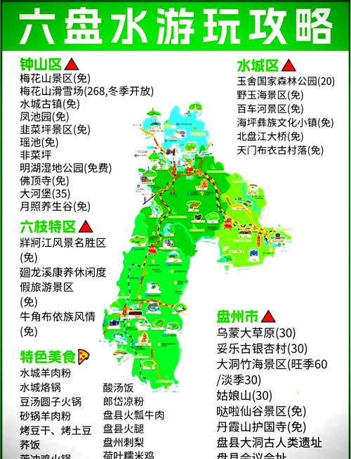 贵州六盘水旅游前十景点排名，六盘水前十著名景点