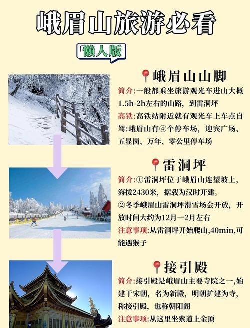 峨眉山金顶旅游线路(峨眉山金顶路线攻略)