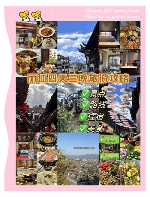 丽江旅游景点攻略，丽江旅游景点攻略自由行路线图？