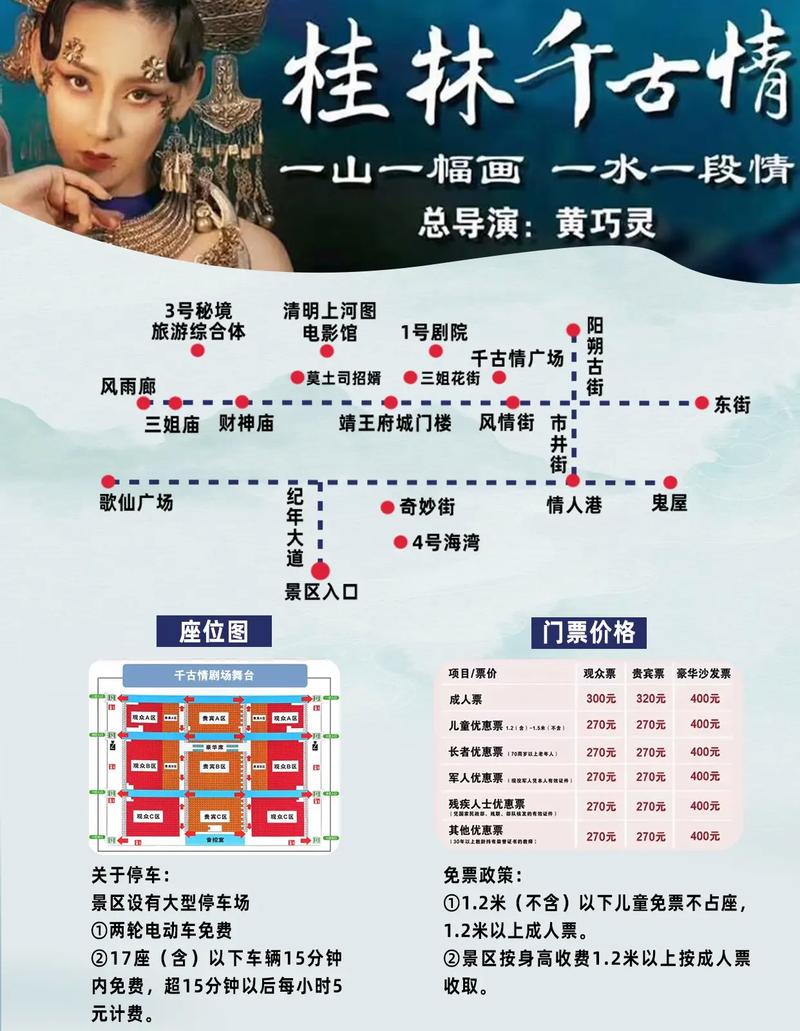 阳朔桂林千古情自驾游攻略(简介地址,门票,线路,点评)。