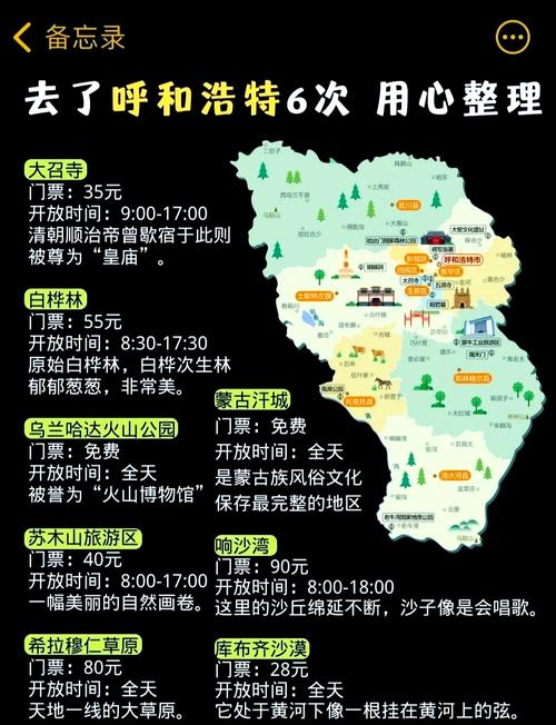 内蒙呼和浩特旅游攻略