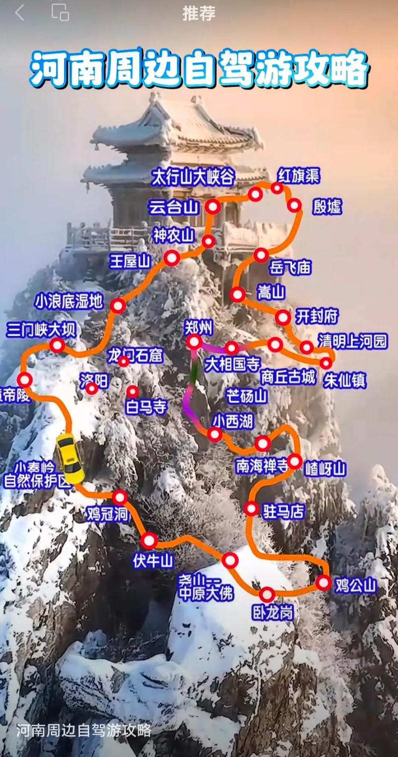 河南旅游攻略自由行路线推荐，河南旅游攻略自由行路线推荐图