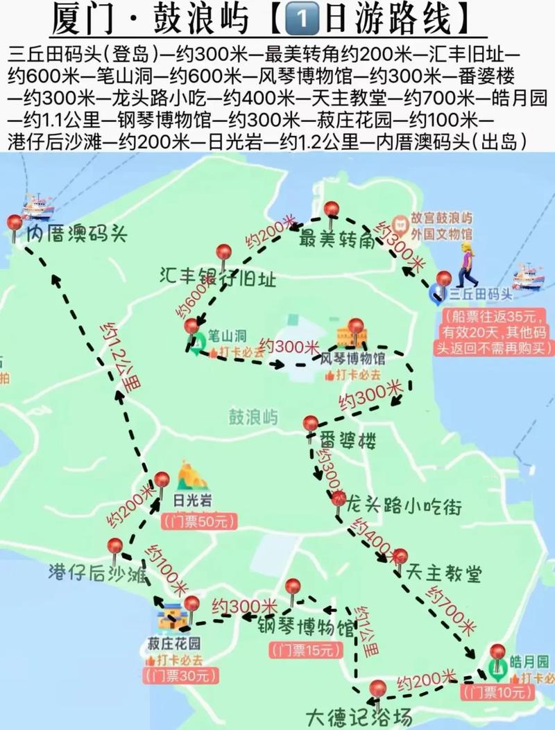 鼓浪屿旅游攻略自助游,自由行必备的鼓浪屿旅游攻略