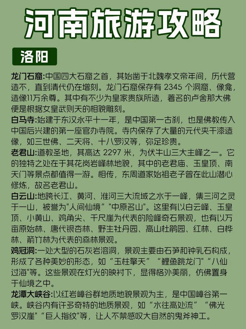 洛阳龙门石窟旅游攻略
