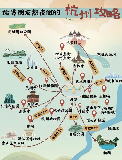 去杭州旅游攻略，杭州旅游攻略必玩的景点