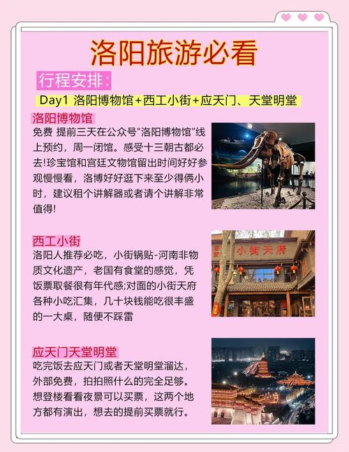 洛阳旅游攻略三日游最佳路线