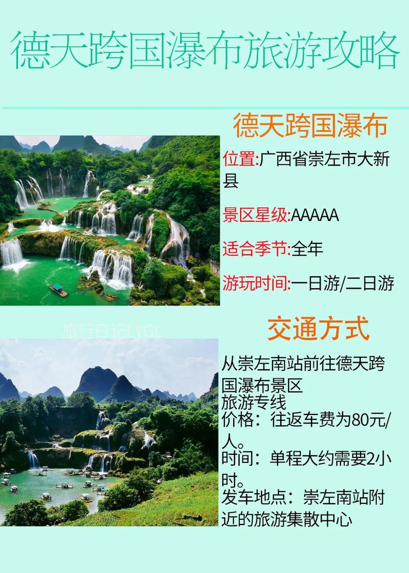 广西德天瀑布自由行攻略