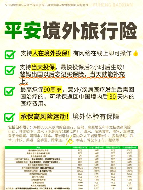 平安境外旅游医疗保险